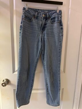 Old Navy Women's Light Wash High-Rise Straight Jeans